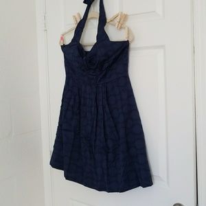 B. Darlin navy blue halter dress aize 13\14